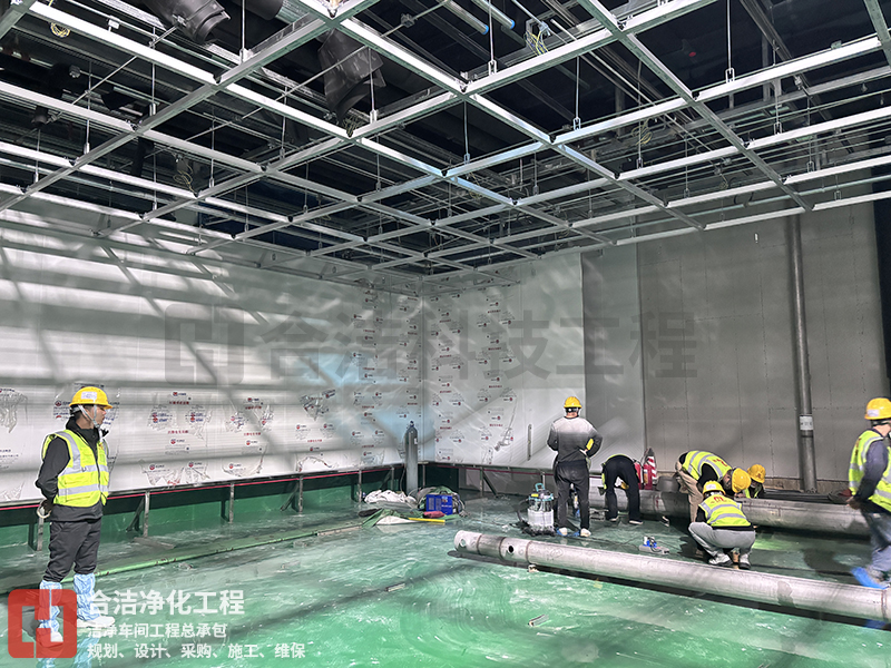 芯片潔凈廠房的圖片